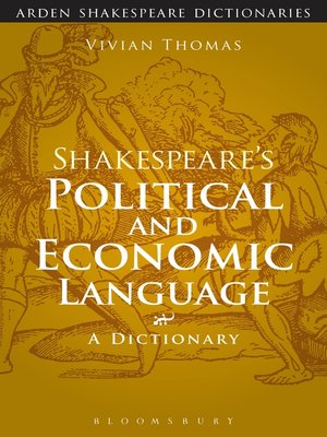 cover image of Shakespeare's Political and Economic Language